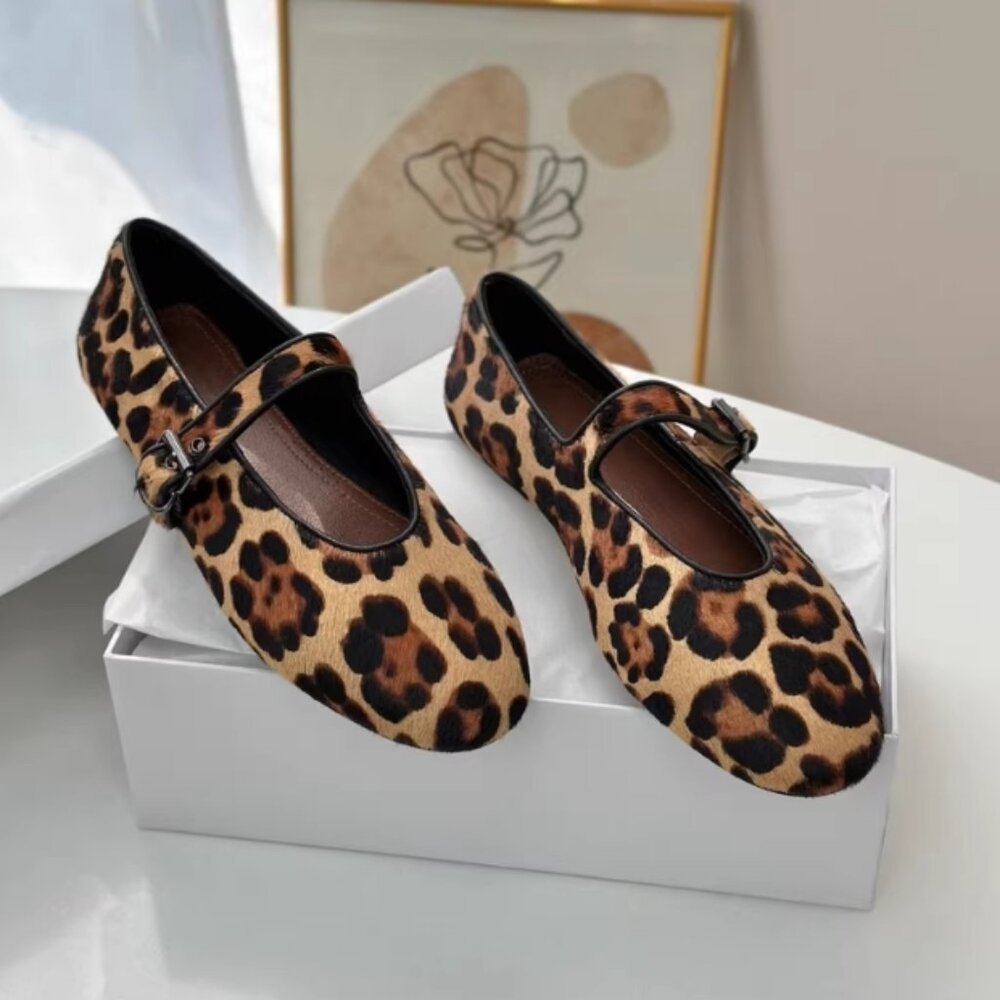 ALaia Women's Leopard Loafers